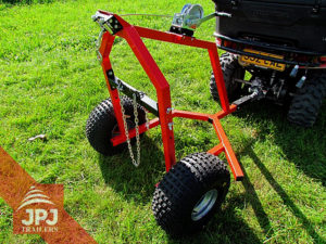 trailer behind quad puller