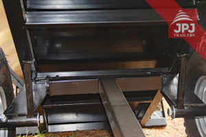 atv trailer chassis detail