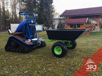 Trailer jober behind quad and garden tractor