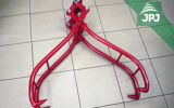 Self-grabbing double timber tongs - large