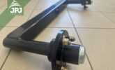 Swing axle/bogie axle for ATV trailers